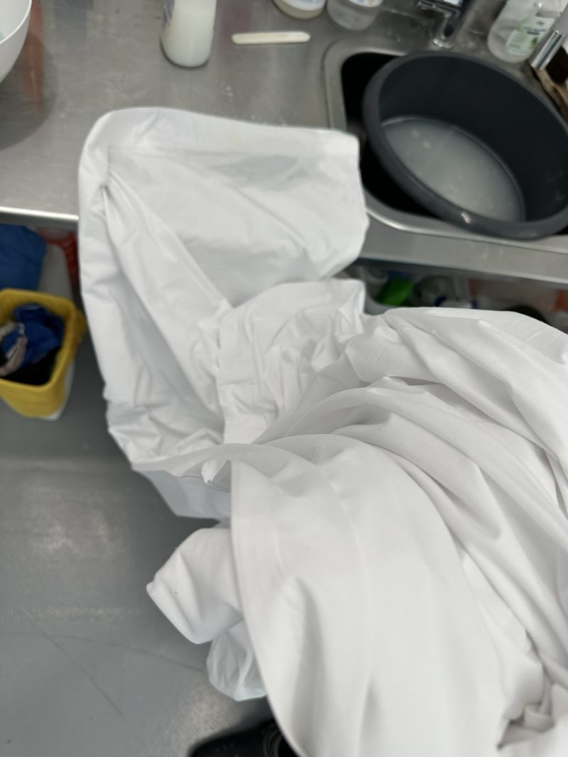 Proces de curățare profesională în atelierul eWash Cluj